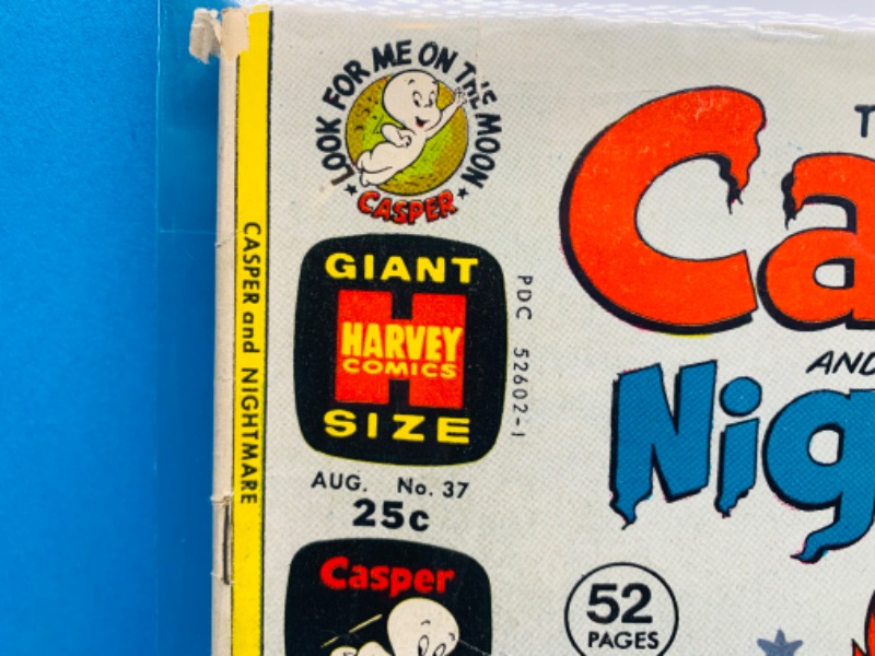 Photo 4 of 804131…vintage $.12 and $.25 cent Casper comics in plastic sleeves- some wear from age 