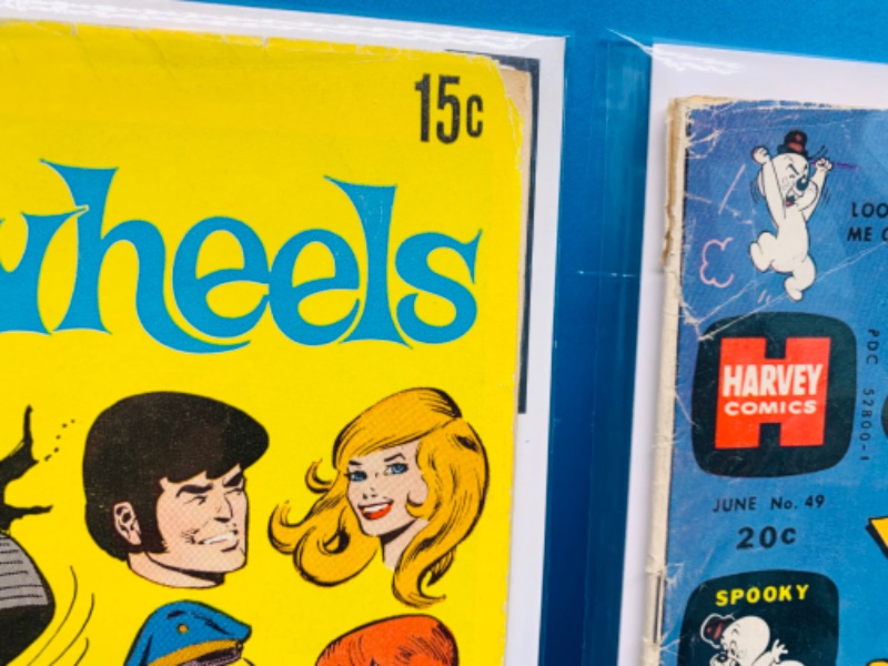 Photo 1 of 804132…3 vintage $.15 and $.20 cent comics in plastic sleeves- some wear from age 
