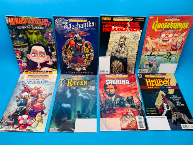 Photo 1 of 804138…8 Halloween comicfest comics in plastic sleeves 