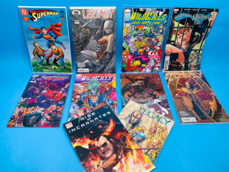 Photo 1 of 804139…10 comics in plastic sleeves 