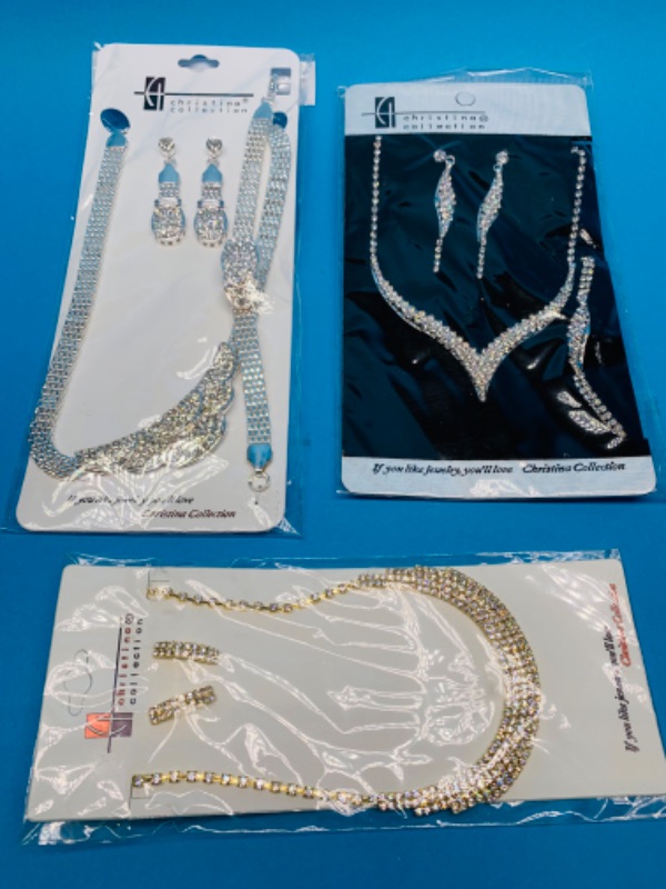 Photo 1 of 804152… 3 packages of fashion jewelry sets 