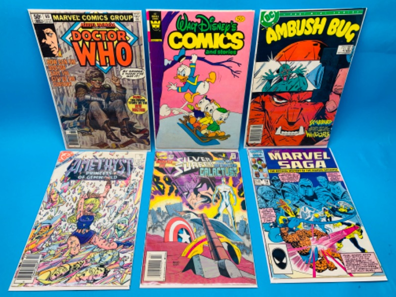 Photo 1 of 804165…6 vintage comics in plastic sleeves 