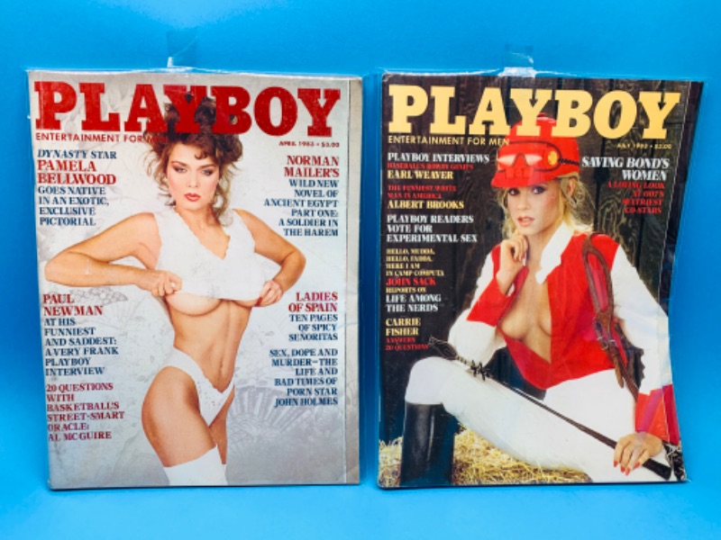 Photo 1 of 804176…adults only vintage 1983 playboy magazines in plastic sleeves 