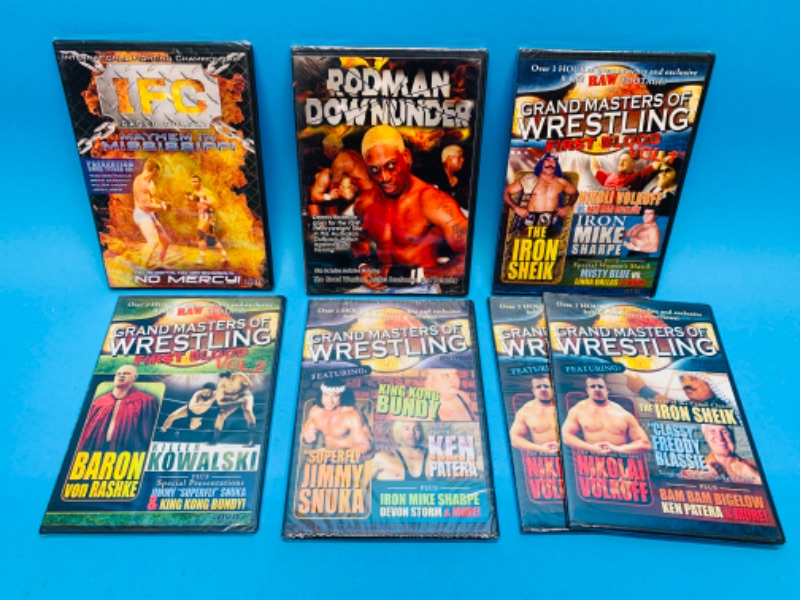 Photo 1 of 804192…sealed wrestling dvds 