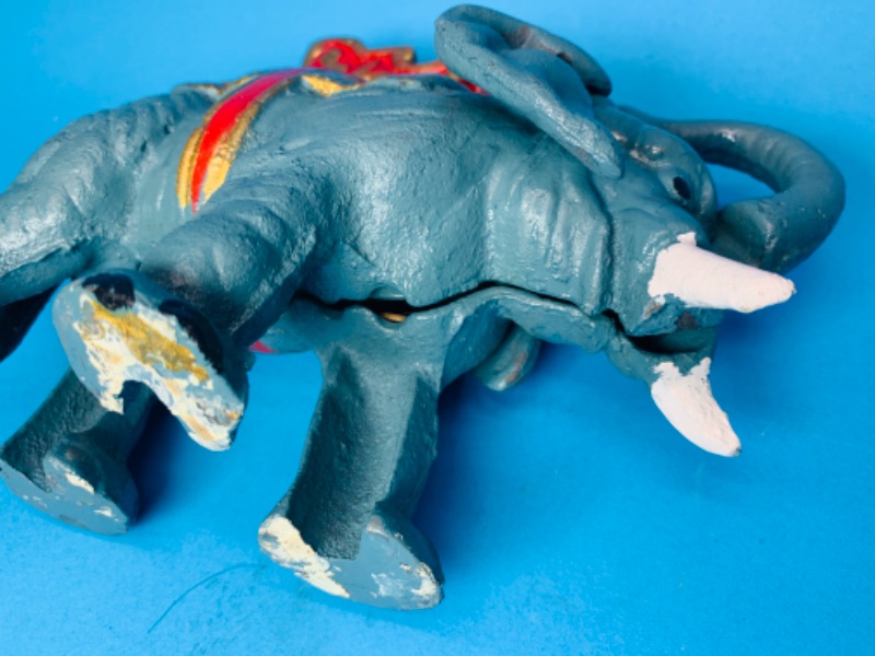 Photo 7 of 804194… vintage die cast elephant bank- trunk moves 