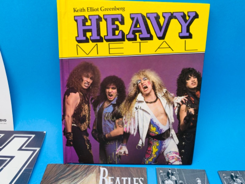 Photo 2 of 804216…rock band - kiss stand-alone, Beatles items, and heavy metal hardcover 