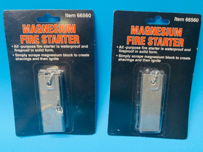 Photo 1 of 804221…two magnesium fire starters in packages 