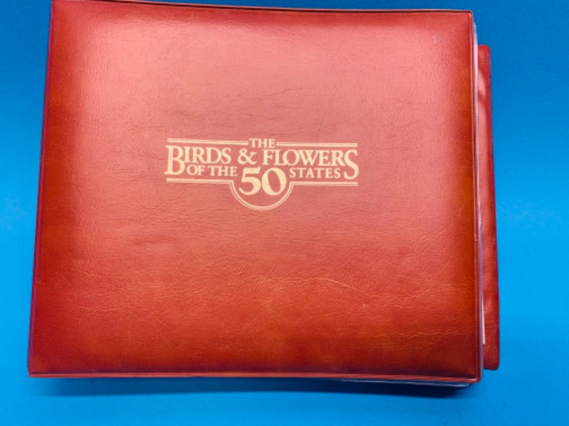 Photo 8 of 804227…binder of stamps- birds and flowers of the 50 states see photos 