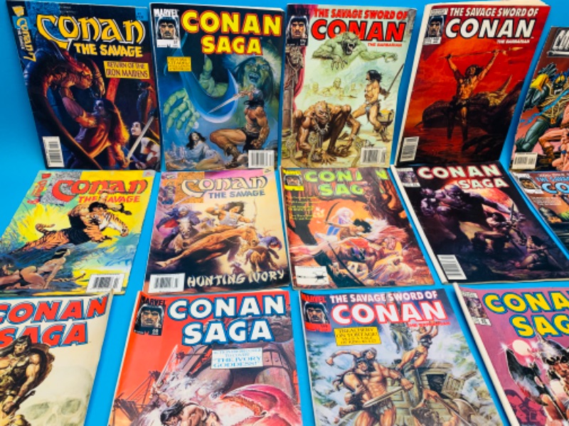 Photo 3 of 804232… some condition issues- vintage Conan comic magazines  