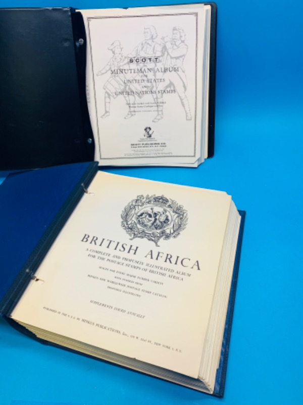 Photo 3 of 804244…minuteman US and United Nations and British Africa stamp albums 