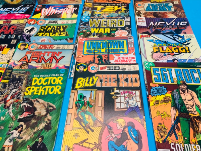 Photo 3 of 804248…condition issues 20 vintage unsleeved comics 