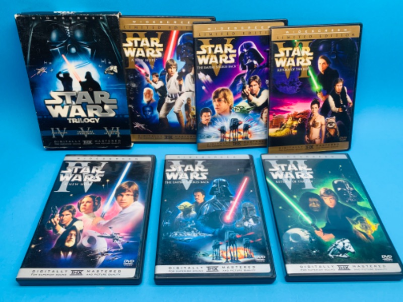 Photo 1 of 804259…2 Star Wars trilogy DVD’s sets