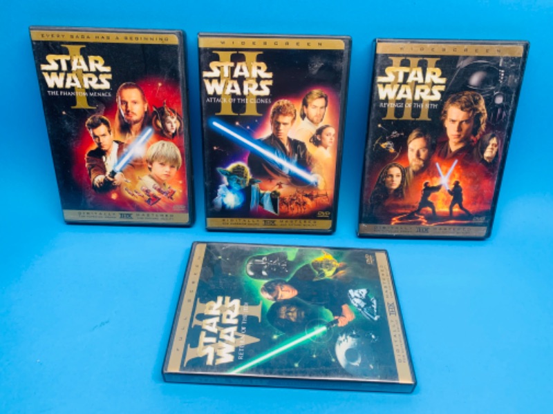 Photo 1 of 804261…Star Wars DVD’s set 