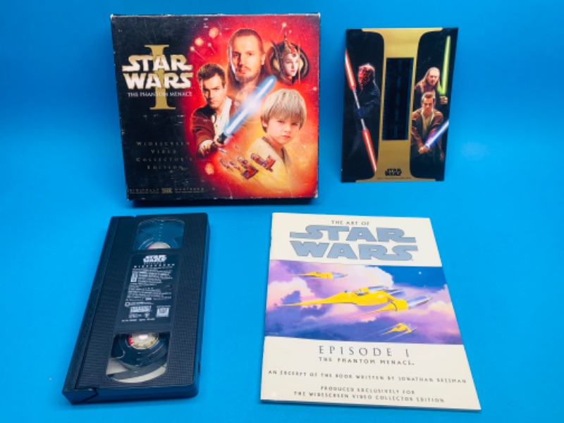 Photo 1 of 804262…Star Wars the phantom menace vhs collectors edition 