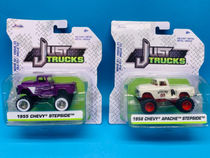 Photo 1 of 804269…Chevy stepside die cast  trucks Jada in original packages 