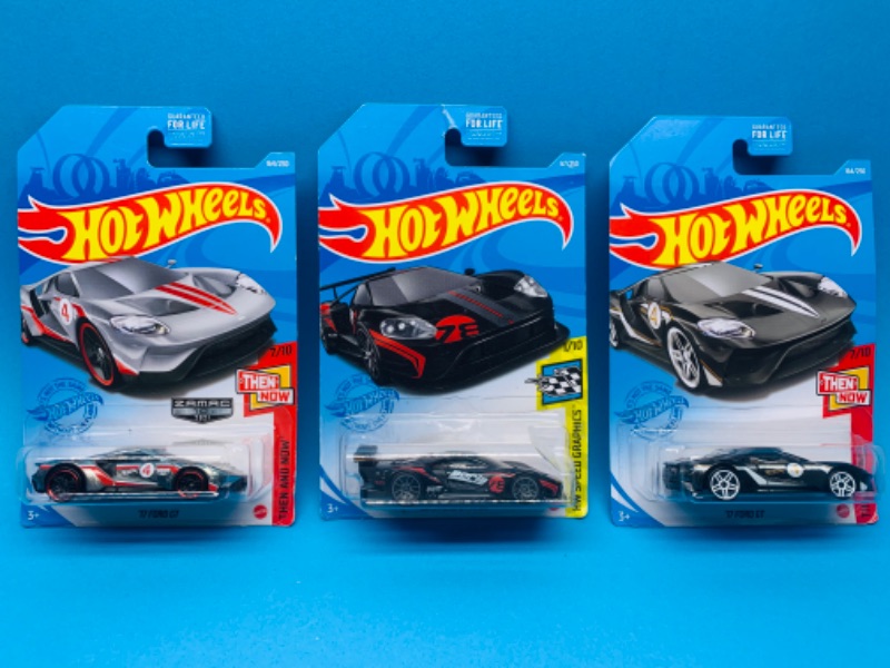 Photo 1 of 804276…Ford GT hot wheels die cast cars in original packages 