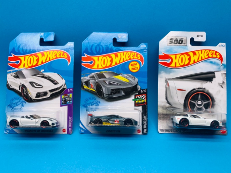 Photo 1 of 804277…Chevy corvette hot wheels die cast cars  in original packages 