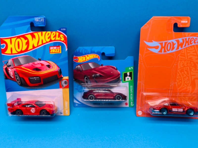 Photo 1 of 804282…Porsche hot wheels die cast cars in original packages 