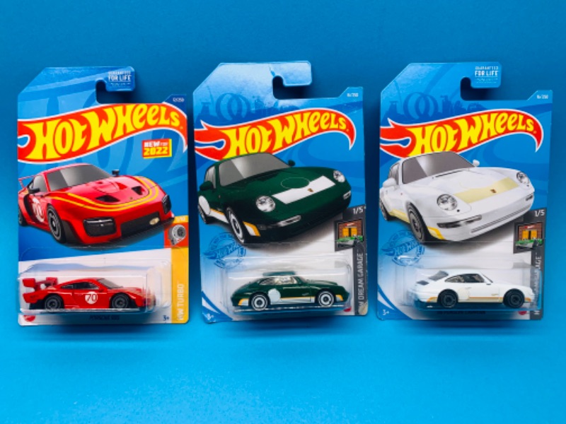 Photo 1 of 804285…Porsche hot wheels die cast cars in original packages 