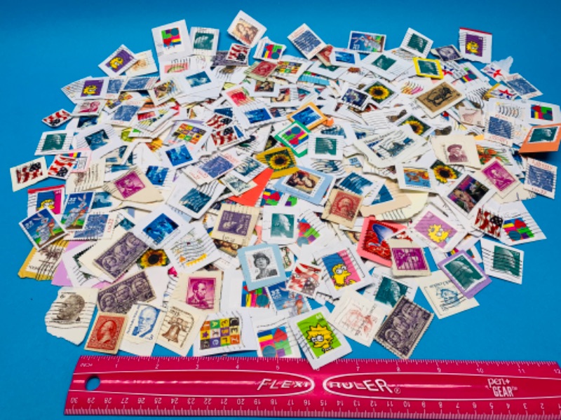 Photo 6 of 804307…hundreds of used stamps 