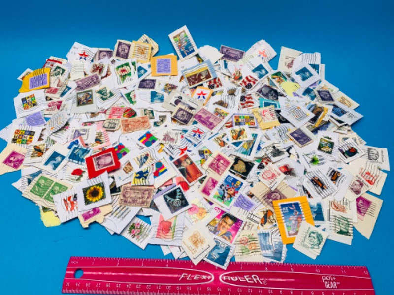 Photo 4 of 804308…hundreds of used stamps 