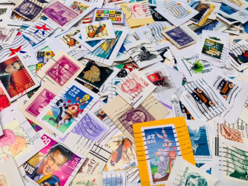 Photo 6 of 804308…hundreds of used stamps 