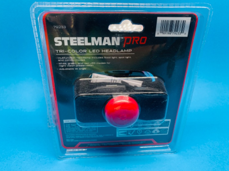 Photo 2 of 804320… 2 steelman pro tri-color led headlamp in packages 