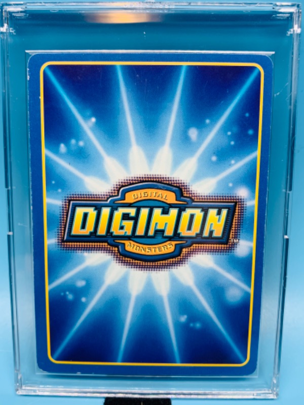 Photo 2 of 804363…digimon hologram Hercules Kabuterimon card st-33 in hard plastic case 