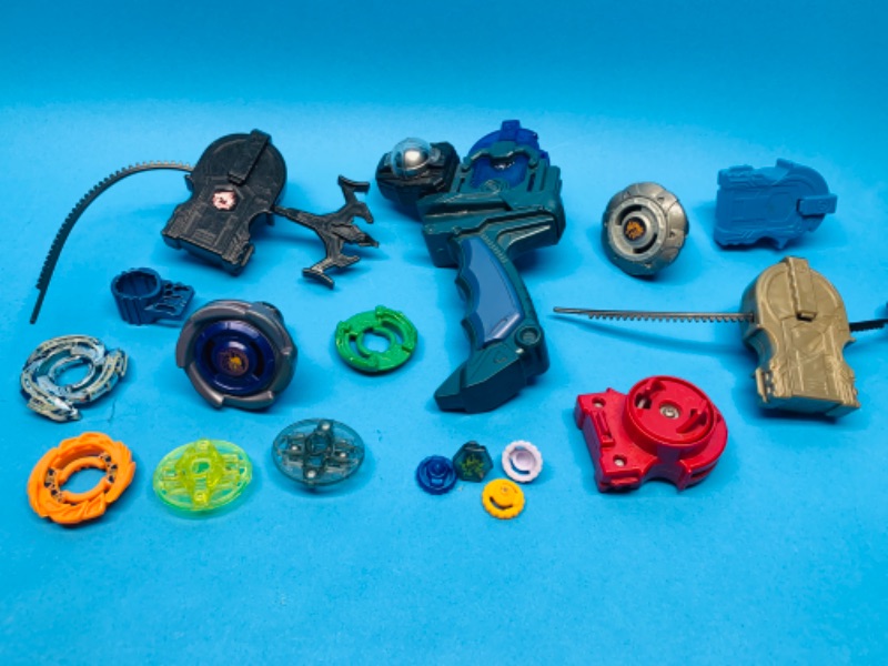 Photo 1 of 804373…takara tomy beyblade  launchers and parts