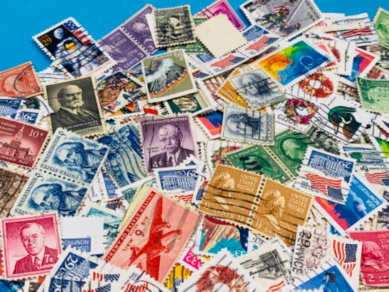 Photo 4 of 804376…hundreds of used stamps 