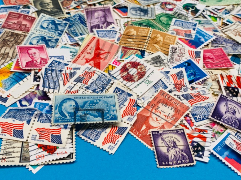 Photo 3 of 804376…hundreds of used stamps 