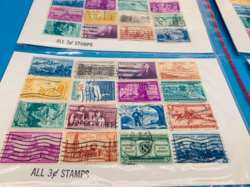 Photo 5 of 804377…5 packs of 25 different commemoratives $.03 cent stamps 