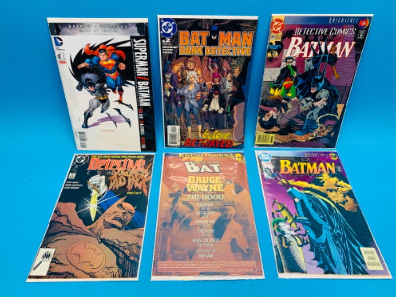 Photo 1 of 804400…6 Batman comics in plastic sleeves 