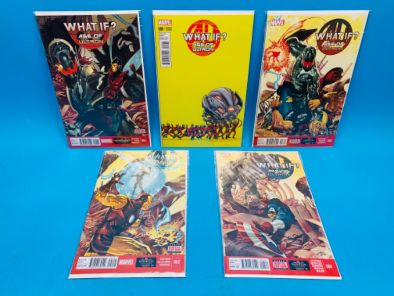 Photo 1 of 804402…5 marvel what if comics in plastic sleeves 