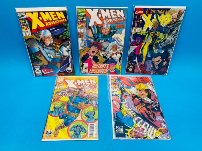 Photo 1 of 804404…5 X-men comics in plastic sleeves 