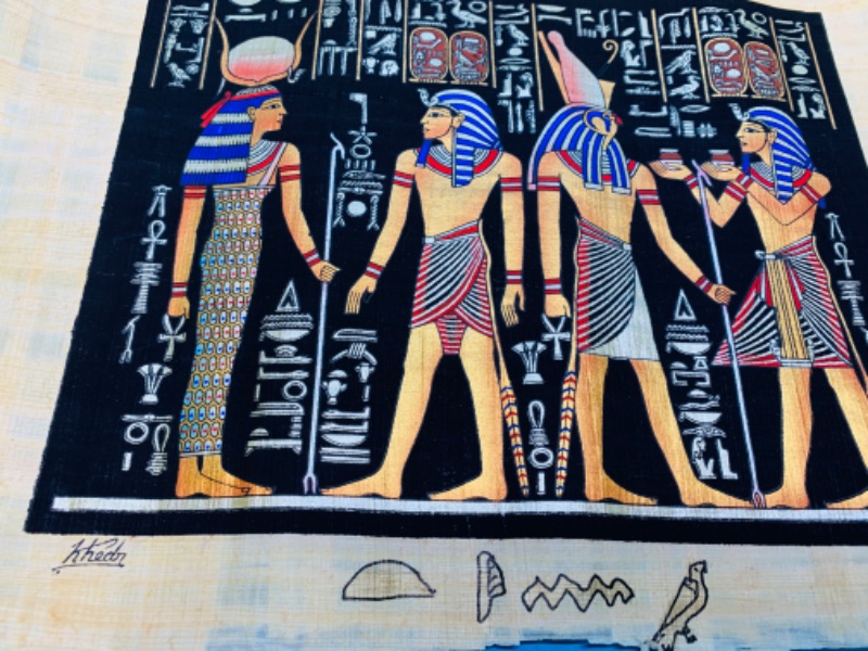 Photo 4 of 804416…Egyptian papyrus paper art