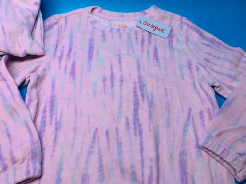 Photo 4 of 804429….6 girls size large 10/12 Cat and Jack tie dye long sleeve shirts 6 x $12.00=$72.00 