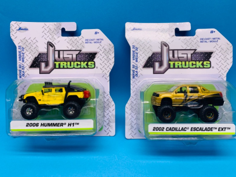 Photo 1 of 804447…two Jada die cast trucks in original packages 