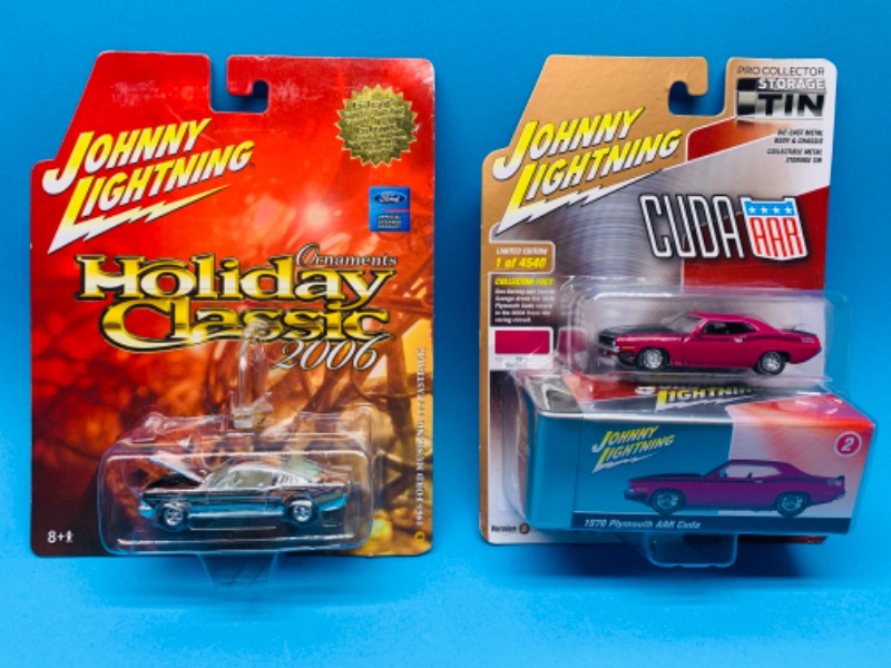 Photo 1 of 804448…two Johnny lightning die cast cars in original packages 