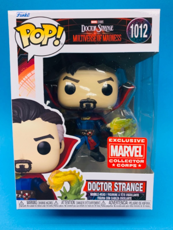 Photo 1 of 804484…Funko pop marvel Dr.Strange bobble head figure in original box 