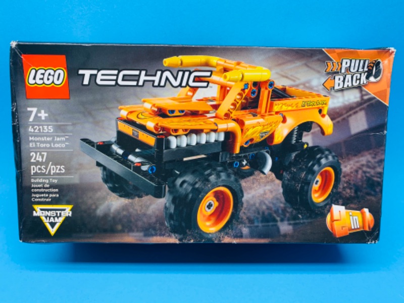 Photo 1 of .804489…lego technic monster jam El Toro Loco building toy in box. The box has some dents