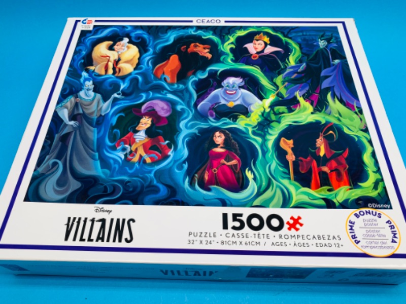 Photo 1 of 804490…Disney villains puzzle in box