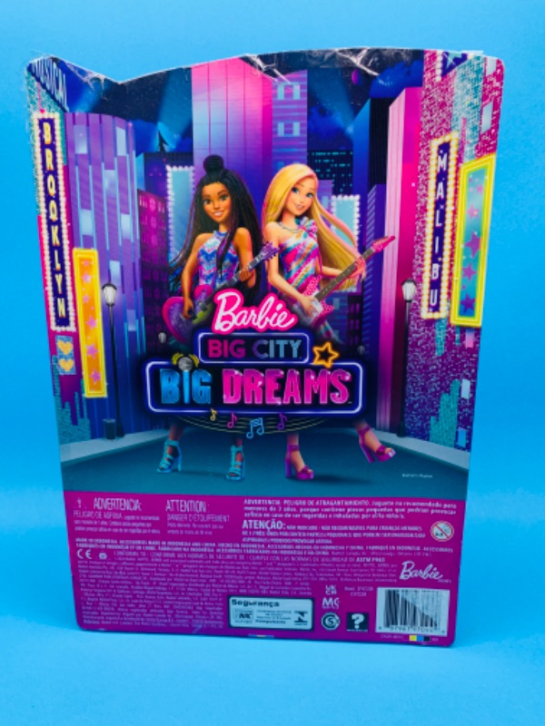 Photo 3 of 804491…Barbie big city big dreams doll in original package- package has been taped 