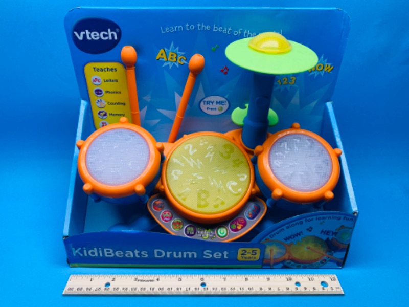 Photo 1 of 804516…vtech kidibeats drum set in package 
