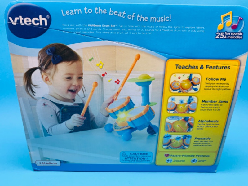 Photo 2 of 804516…vtech kidibeats drum set in package 