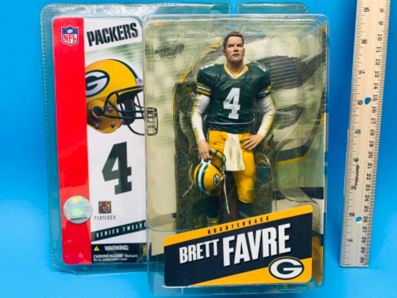 Photo 1 of 804524…mcfarlane toys Brett Favre action figure in original box 