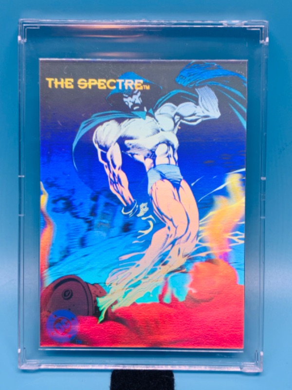 Photo 1 of 804529…skybox hologram Hall of fame the spectre  card DCH14 in hard plastic case 
