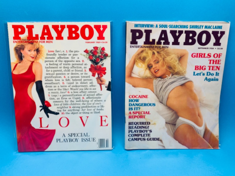 Photo 1 of 804626…adults only playboy magazines from the 1980’s in plastic sleeves 
