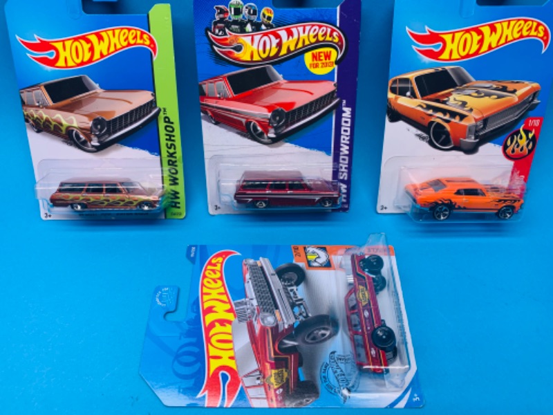 Photo 1 of 804635…4 Chevy nova hot wheels die cast cars in original packages 