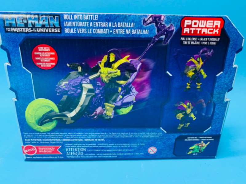 Photo 3 of 804644… he-man masters of the universe skeletor and painthor pull and release in original box 